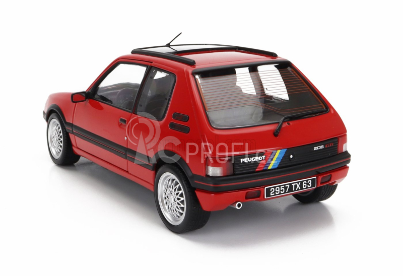 Norev Peugeot 205 1.9 Gti Pts Rims 1992 1:18 Red