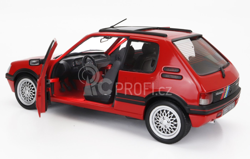 Norev Peugeot 205 1.9 Gti Pts Rims 1992 1:18 Red