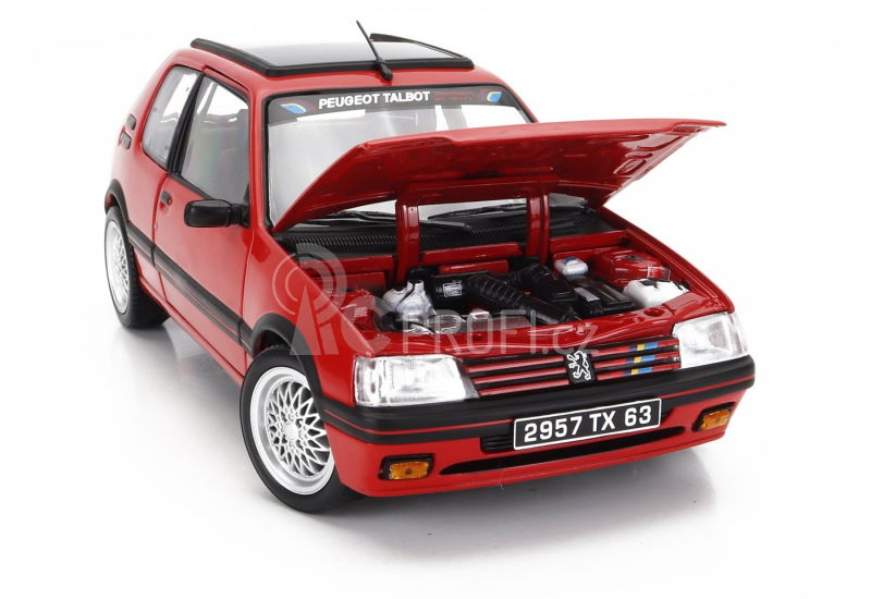 Norev Peugeot 205 1.9 Gti Pts Rims 1992 1:18 Red