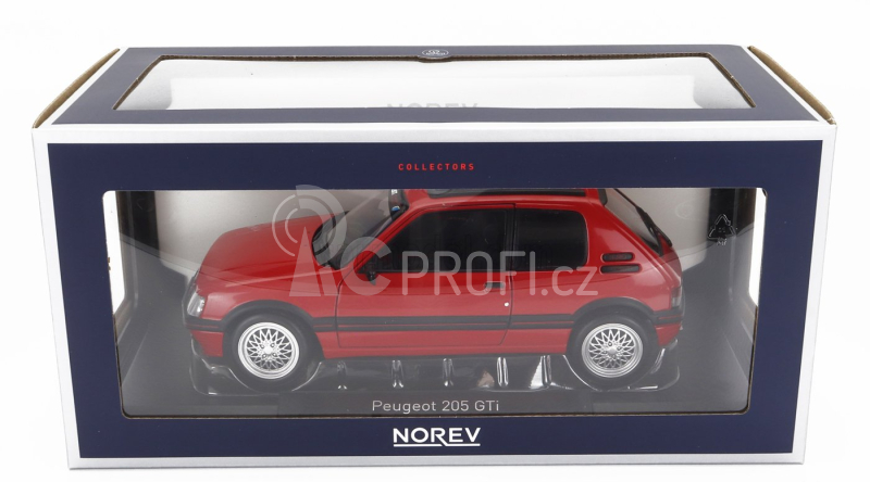 Norev Peugeot 205 1.9 Gti Pts Rims 1992 1:18 Red
