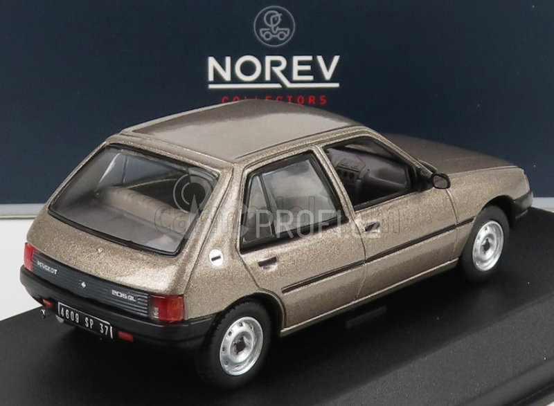 Norev Peugeot 205 Gl 1988 1:43 Světle Hnědá