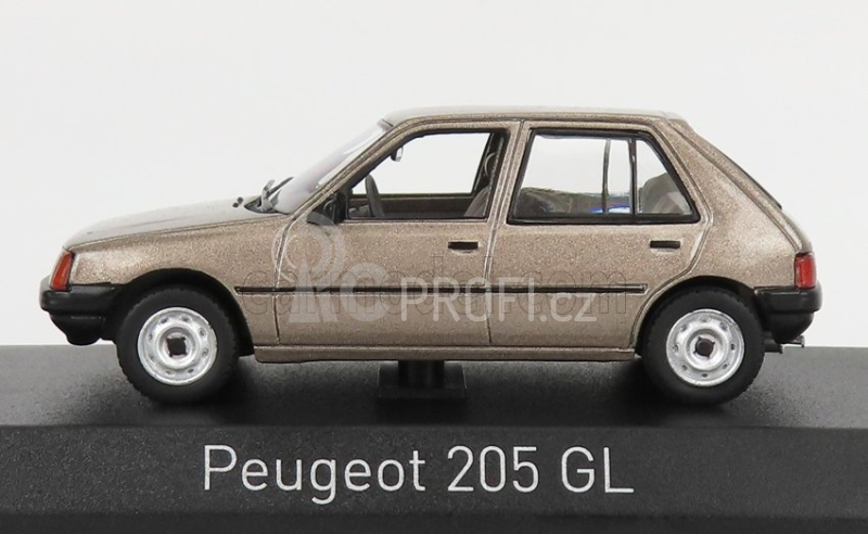 Norev Peugeot 205 Gl 1988 1:43 Světle Hnědá