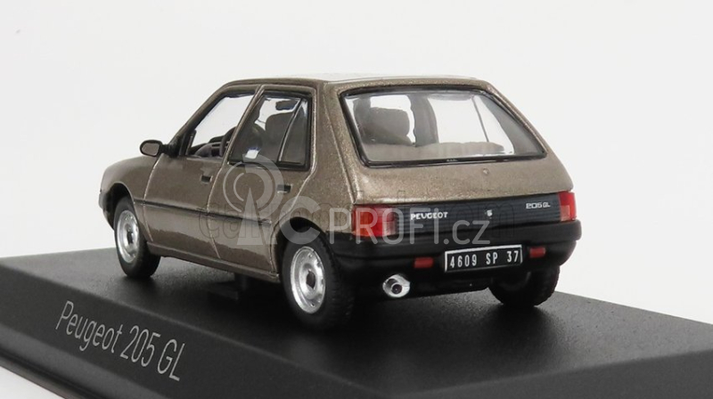 Norev Peugeot 205 Gl 1988 1:43 Světle Hnědá