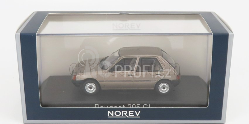 Norev Peugeot 205 Gl 1988 1:43 Světle Hnědá