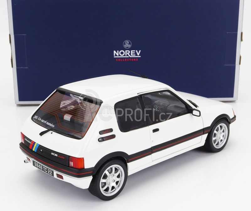 Norev Peugeot 205 Gti 1.9 1989 1:18 Bílá
