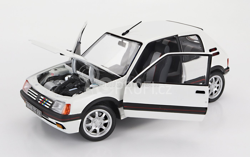 Norev Peugeot 205 Gti 1.9 1989 1:18 Bílá