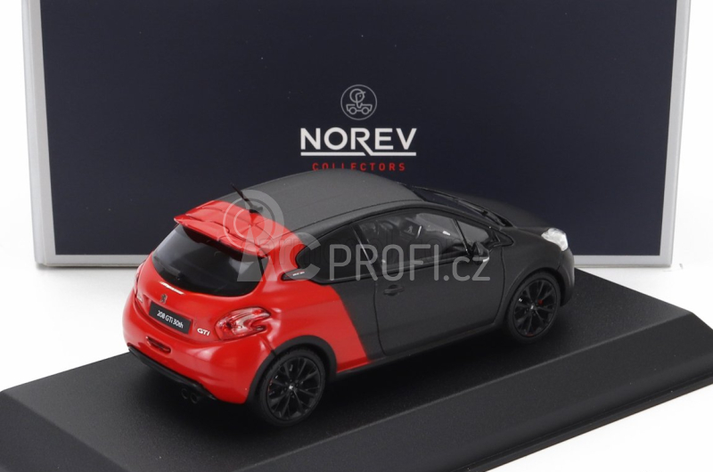 Norev Peugeot 208 Gti 2014 1:43 Černá Červená