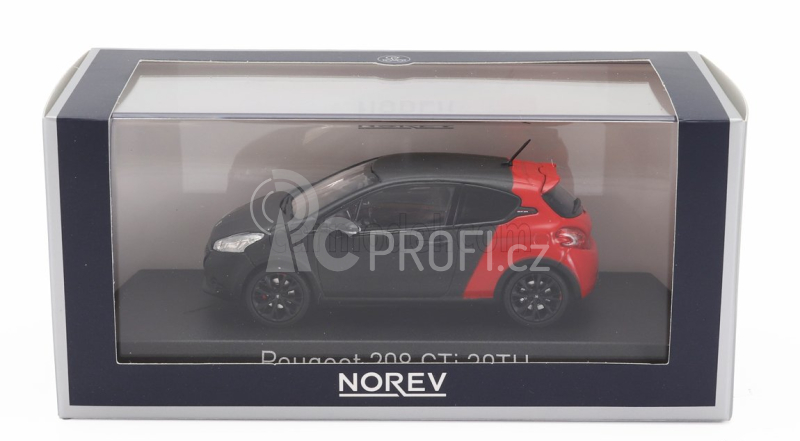 Norev Peugeot 208 Gti 2014 1:43 Černá Červená