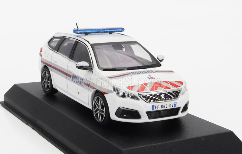 Norev Peugeot 308 Gt Sw Station Wagon Douanes 2020 1:43 Bílá