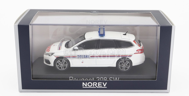 Norev Peugeot 308 Gt Sw Station Wagon Douanes 2020 1:43 Bílá