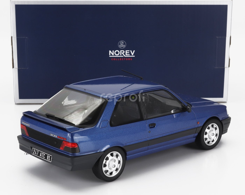Norev Peugeot 309 Gti 16v 1991 1:18 Miami Blue