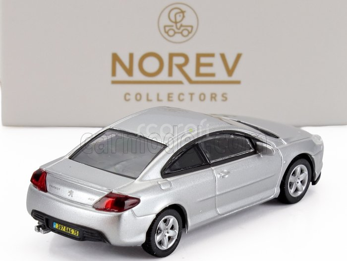 Norev Peugeot 407 Coupe 2006 1:87 Silver