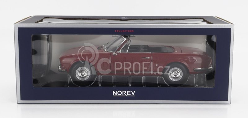 Norev Peugeot 504 Cabriolet 1969 1:18 Red