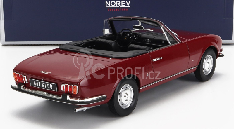 Norev Peugeot 504 Cabriolet 1969 1:18 Red
