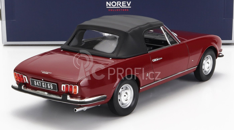 Norev Peugeot 504 Cabriolet 1969 1:18 Red