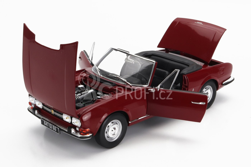 Norev Peugeot 504 Cabriolet 1969 1:18 Red