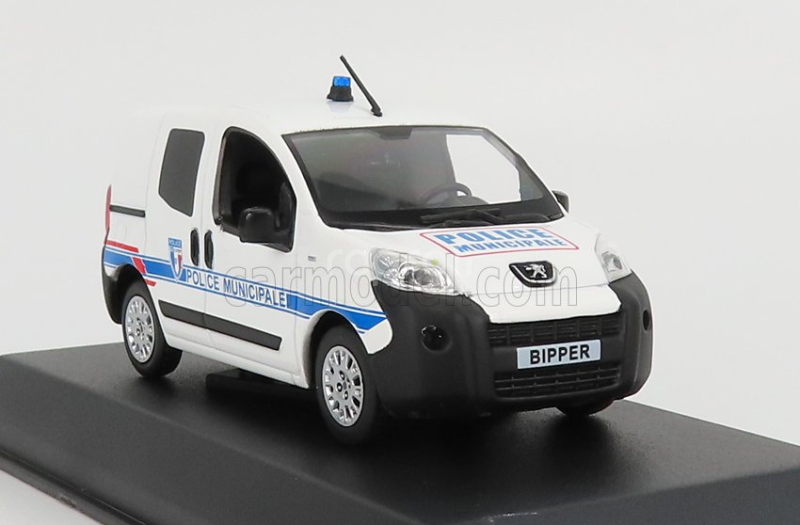 Norev Peugeot Bipper Police Municipale 2009 1:43 Bílá