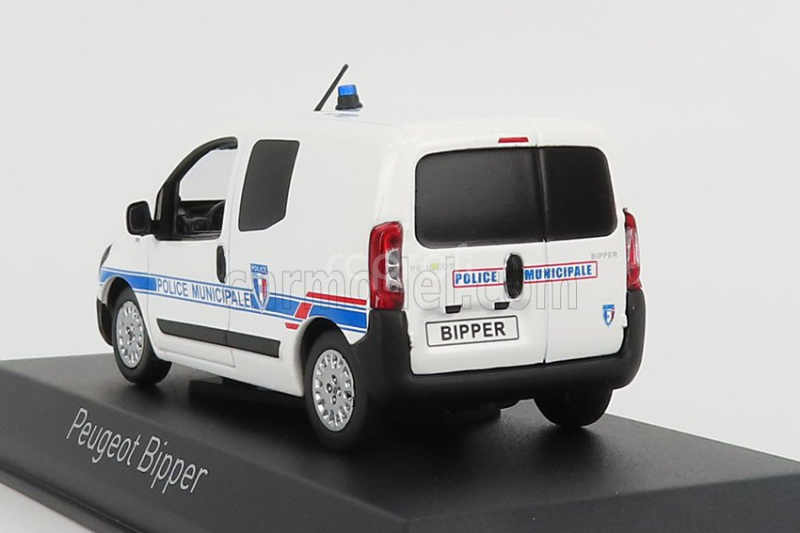 Norev Peugeot Bipper Police Municipale 2009 1:43 Bílá