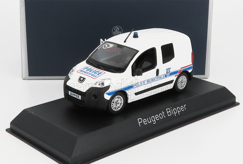 Norev Peugeot Bipper Police Municipale 2009 1:43 Bílá