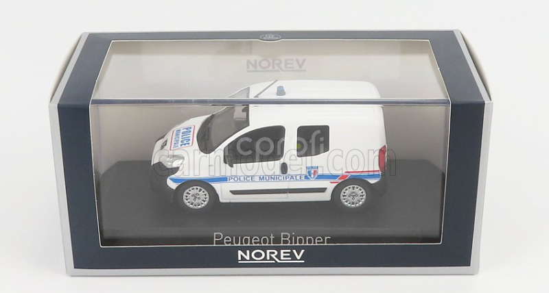 Norev Peugeot Bipper Police Municipale 2009 1:43 Bílá