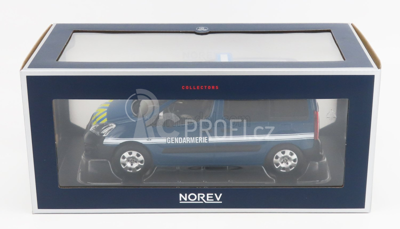 Norev Peugeot Partner Gendarmerie 2018 1:18 Modrá Žlutá
