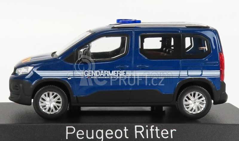 Norev Peugeot Rifter Gendarmerie Police Otremer 2019 1:43 Blue