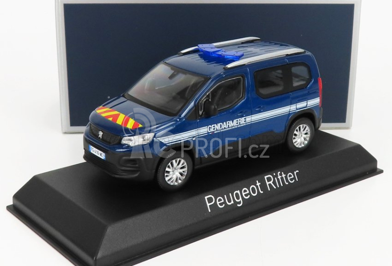 Norev Peugeot Rifter Gendarmerie Police Otremer 2019 1:43 Blue