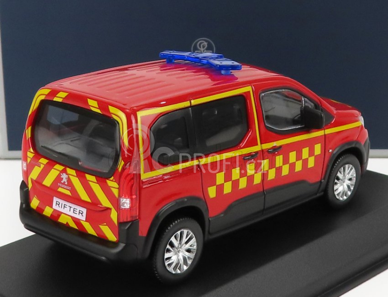 Norev Peugeot Riftersapeurs Pompiers 2019 1:43 Červená Žlutá