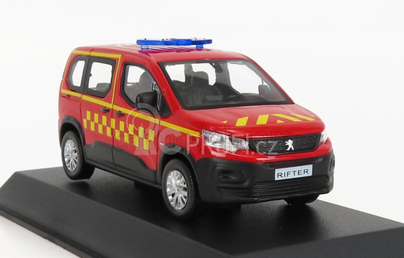 Norev Peugeot Riftersapeurs Pompiers 2019 1:43 Červená Žlutá