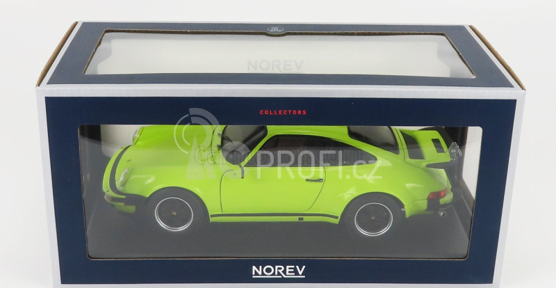 Norev Porsche 911 930 3.0 Turbo Coupe 1976 1:18 Světle Zelená