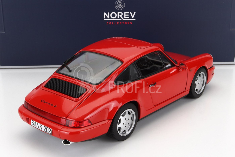 Norev Porsche 911 964 Carrera 2 Coupe 1990 1:18 Red