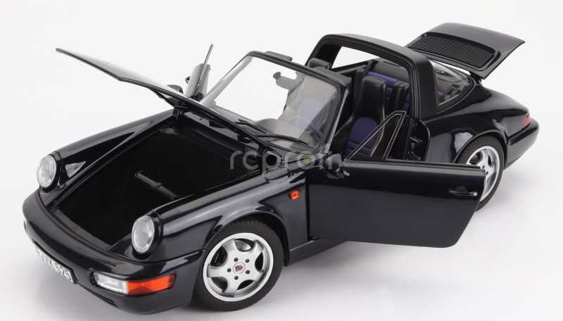 Norev Porsche 911 964 Carrera 4 Targa 1991 1:18 Blue