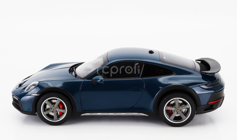 Norev Porsche 911 992 Dakar Coupe 2023 1:18 Fjord Modrá Zelená