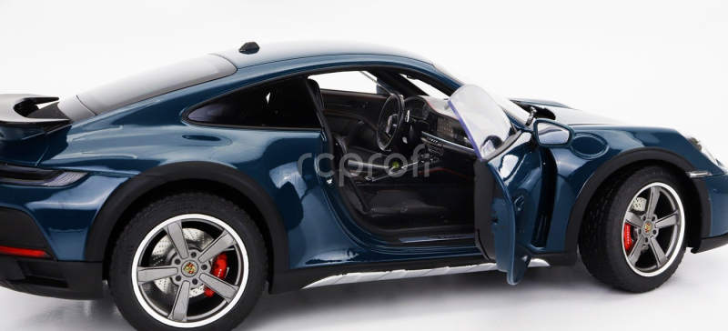 Norev Porsche 911 992 Dakar Coupe 2023 1:18 Fjord Modrá Zelená