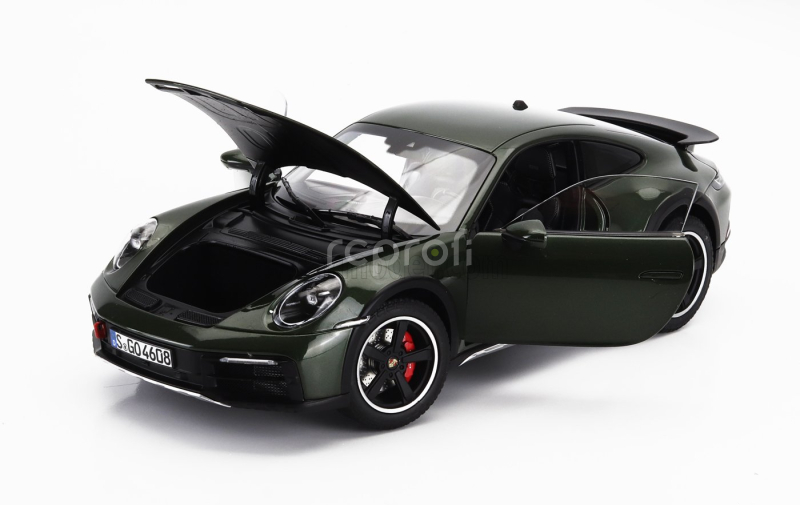 Norev Porsche 911 992 Dakar Coupe 2023 1:18 Zelený Odstín