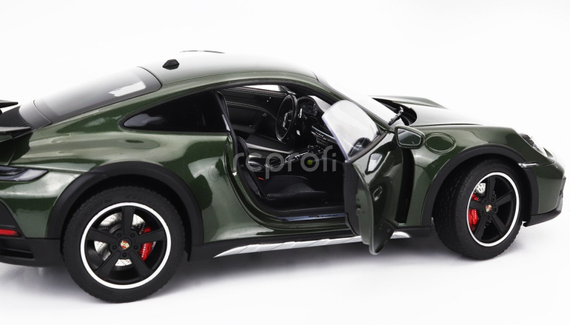 Norev Porsche 911 992 Dakar Coupe 2023 1:18 Zelený Odstín