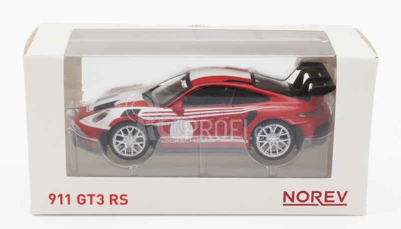 Norev Porsche 911 992 Gt3 Rs Coupe Salzburg Livery 2022 1:43 Červená Bílá