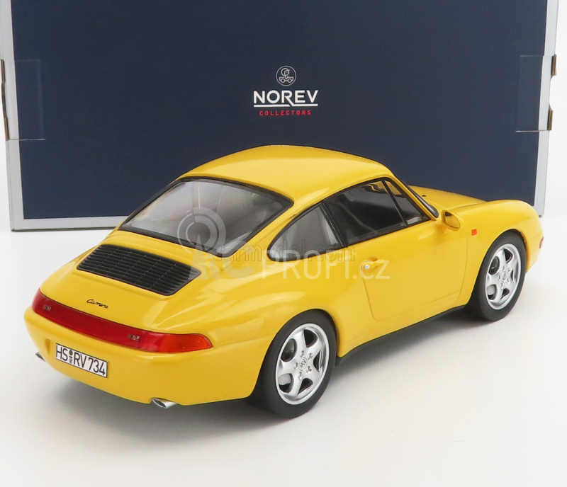 Norev Porsche 911 993 Carrera Coupe 1994 1:18 Žlutá