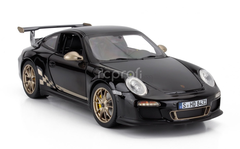 Norev Porsche 911 997-2 Gt3 Rs Coupe 2009 1:18 Černé Zlato
