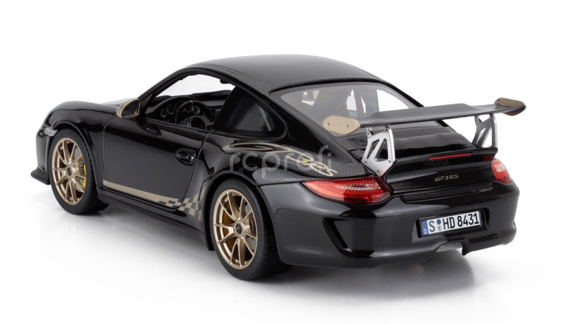 Norev Porsche 911 997-2 Gt3 Rs Coupe 2009 1:18 Černé Zlato