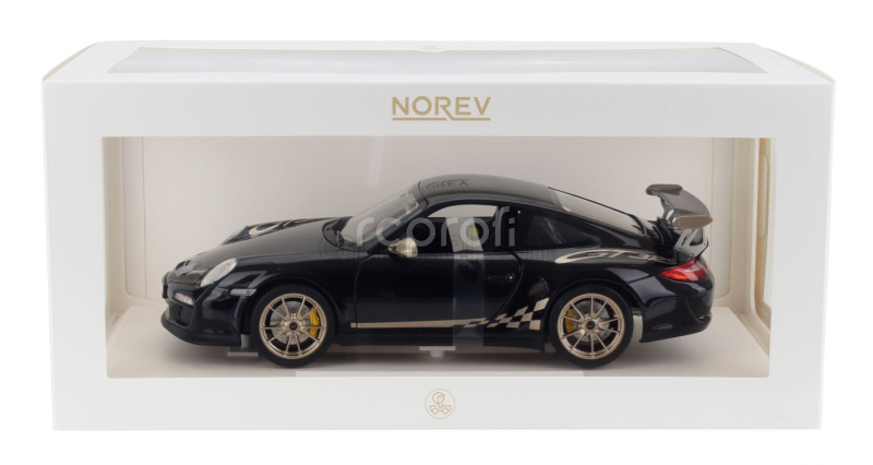 Norev Porsche 911 997-2 Gt3 Rs Coupe 2009 1:18 Černé Zlato