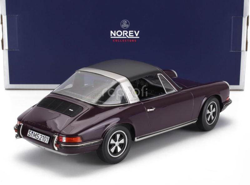Norev Porsche 911 E Targa 1971 1:18 Purple