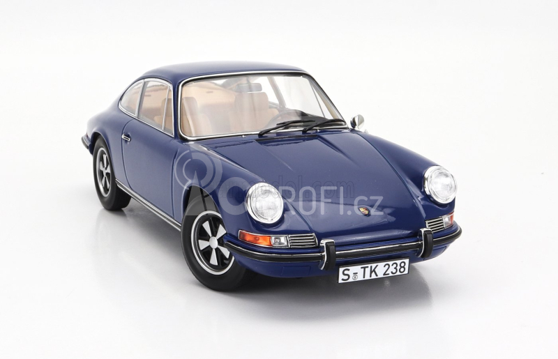 Norev Porsche 911s Coupe 1969 1:18 Blue