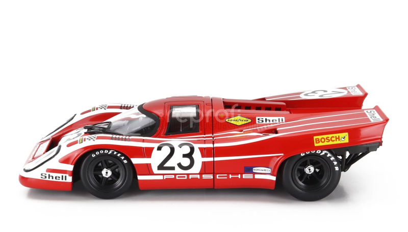 Norev Porsche 917k 4.9l Team Salzburg N 23 Winner 24h Le Mans 1970 Hans Herrmann - Richard Attwood 1:18 Červená Bílá