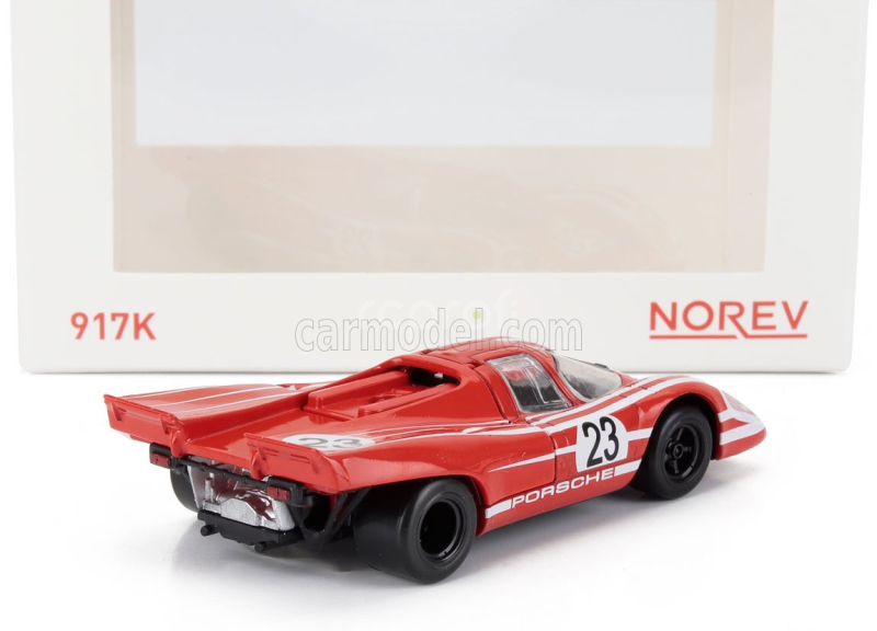 Norev Porsche 917k 4.9l Team Salzburg N 23 Winner 24h Le Mans 1970 Hans Herrmann - Richard Attwood 1:43 Červená Bílá