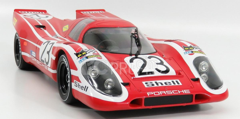 Norev Porsche 917k Team Salzburg N 23 Winner 24h Le Mans 1970 H.herrmann - R.attwood 1:12 Červená Bílá