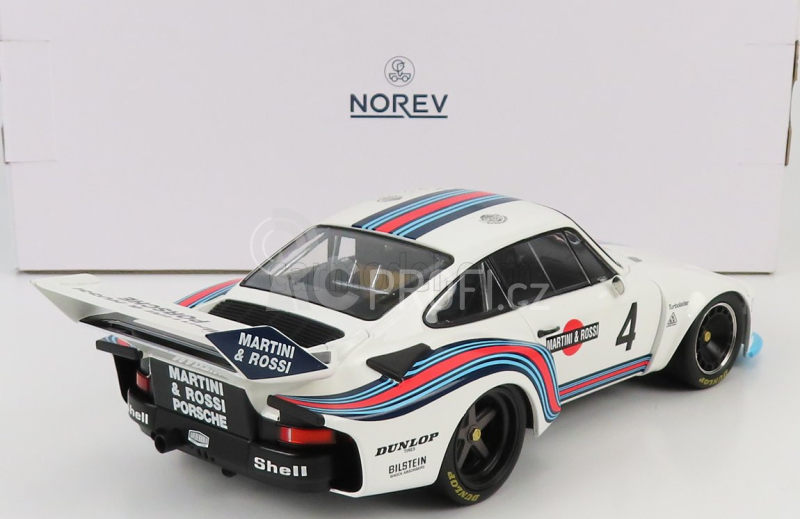 Norev Porsche 935 Martini Racing Team N 4 6h Watkins Glen 1976 Stommelen - Schurti 1:18 Bílá