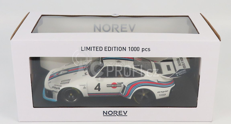 Norev Porsche 935 Martini Racing Team N 4 6h Watkins Glen 1976 Stommelen - Schurti 1:18 Bílá
