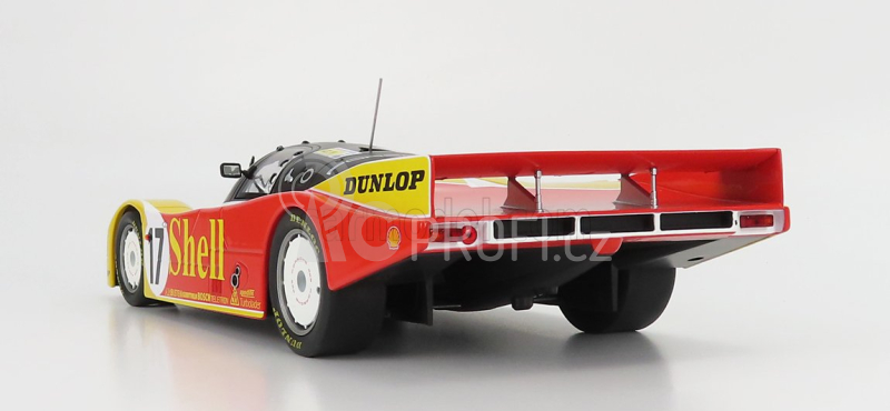 Norev Porsche 962c Porsche Ag Team N 17 2nd 24h Le Mans 1988 Klaus Ludwing - Hans Joachim Stuck - Derek Bell 1:18 Červená Žlutá Bílá