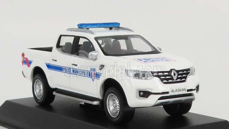 Norev Renault Alaskan Pick-up Police Municipale 2018 1:43 Bílá